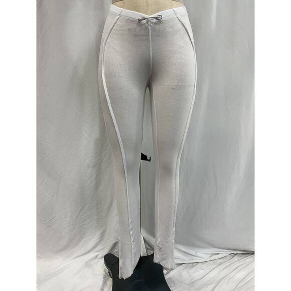 Sami Miro Vintage Asymmetric White Pants Size XS - Picture 2 of 5